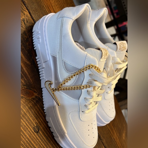 Wmns Air Force 1 Pixel 'White Gold Chain' - Picture 1 of 6